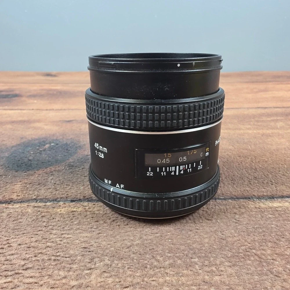 Phase One 45mm f/2.8 AF Lens Medium Format Black Good Wide Angle PE001578